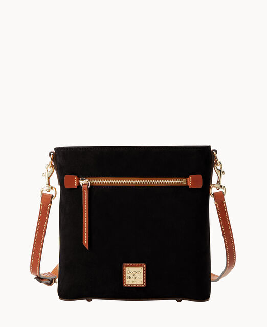 Suede Zip Crossbody