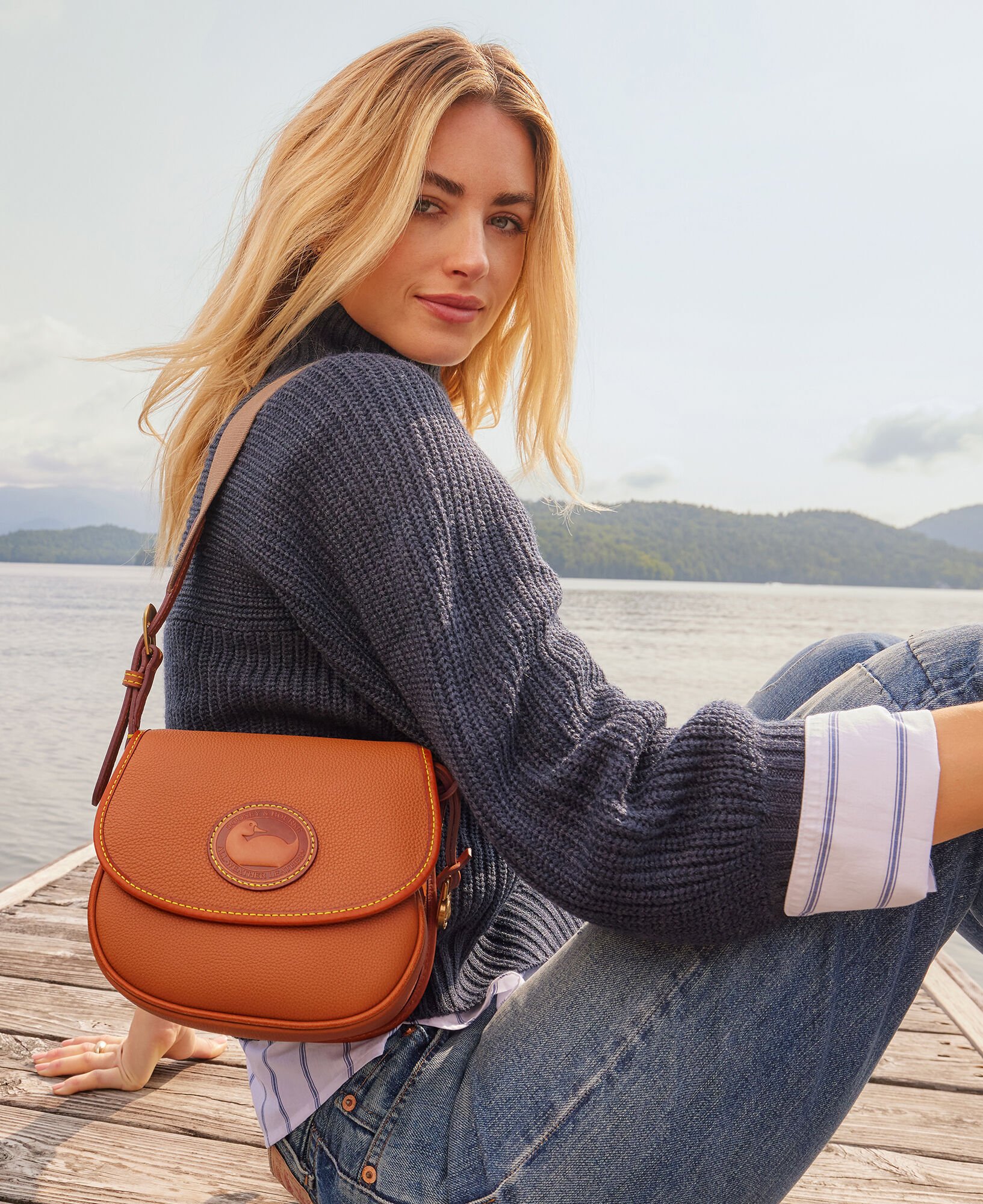 Dooney Bourke All Weather Leather 3.0 Saddle Crossbody 20