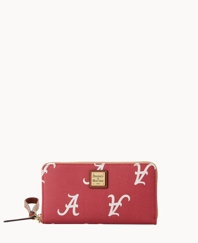 Collegiate University of Alabama Large Zip Around Wristlet