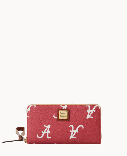 Collegiate Alabama Large Zip Around Wristlet