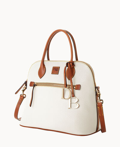 Pebble Grain Large Domed Satchel