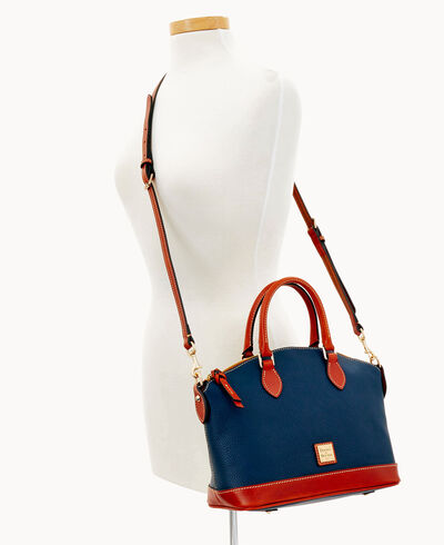 Pebble Grain Darcy Satchel