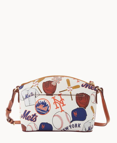 MLB Mets Suki Crossbody Med Wristlet
