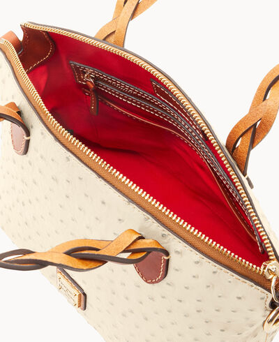 Ostrich Small Heidi Satchel