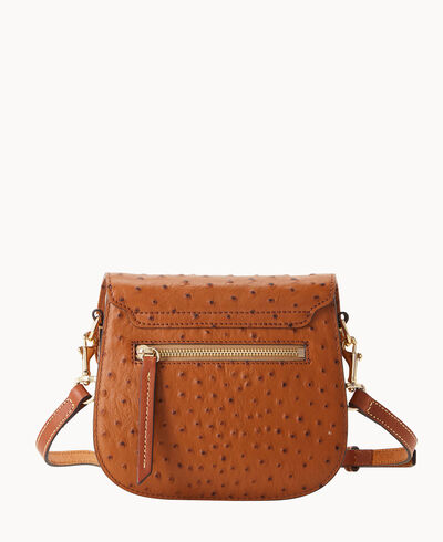 Ostrich Saddle Bag