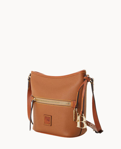 Pebble Grain Small Zip Sac