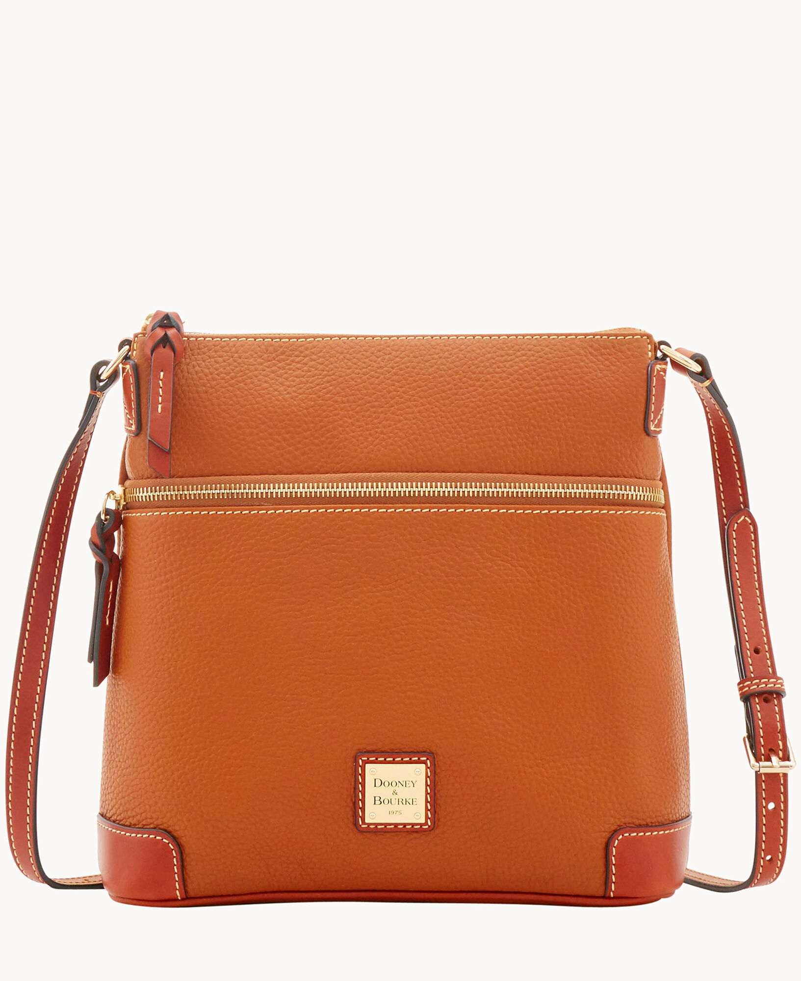 Dooney & Bourke Pebble Leather Crossbody ,Caramel