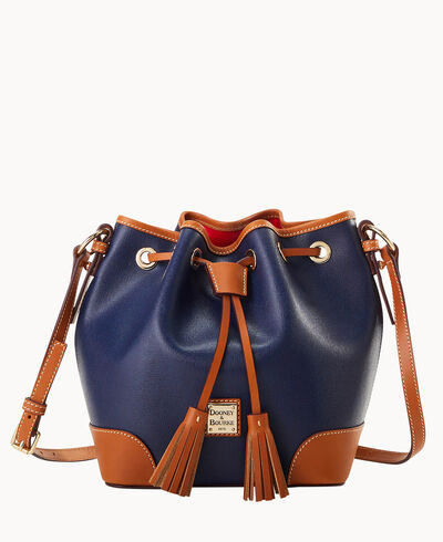Saffiano Crossbody Drawstring