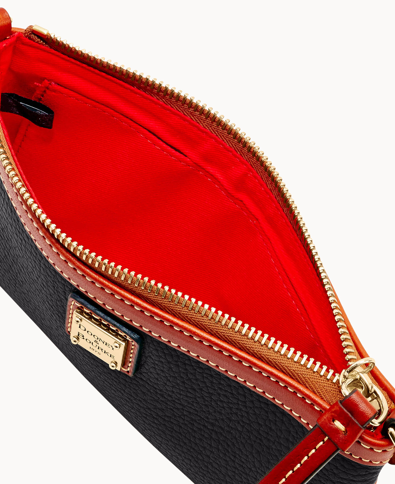 Dooney Bourke Pebble Grain Large Slim Wristlet