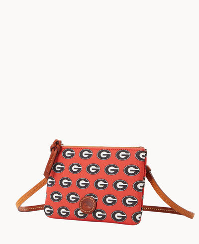 Collegiate University of Georgia Top Zip Crossbody