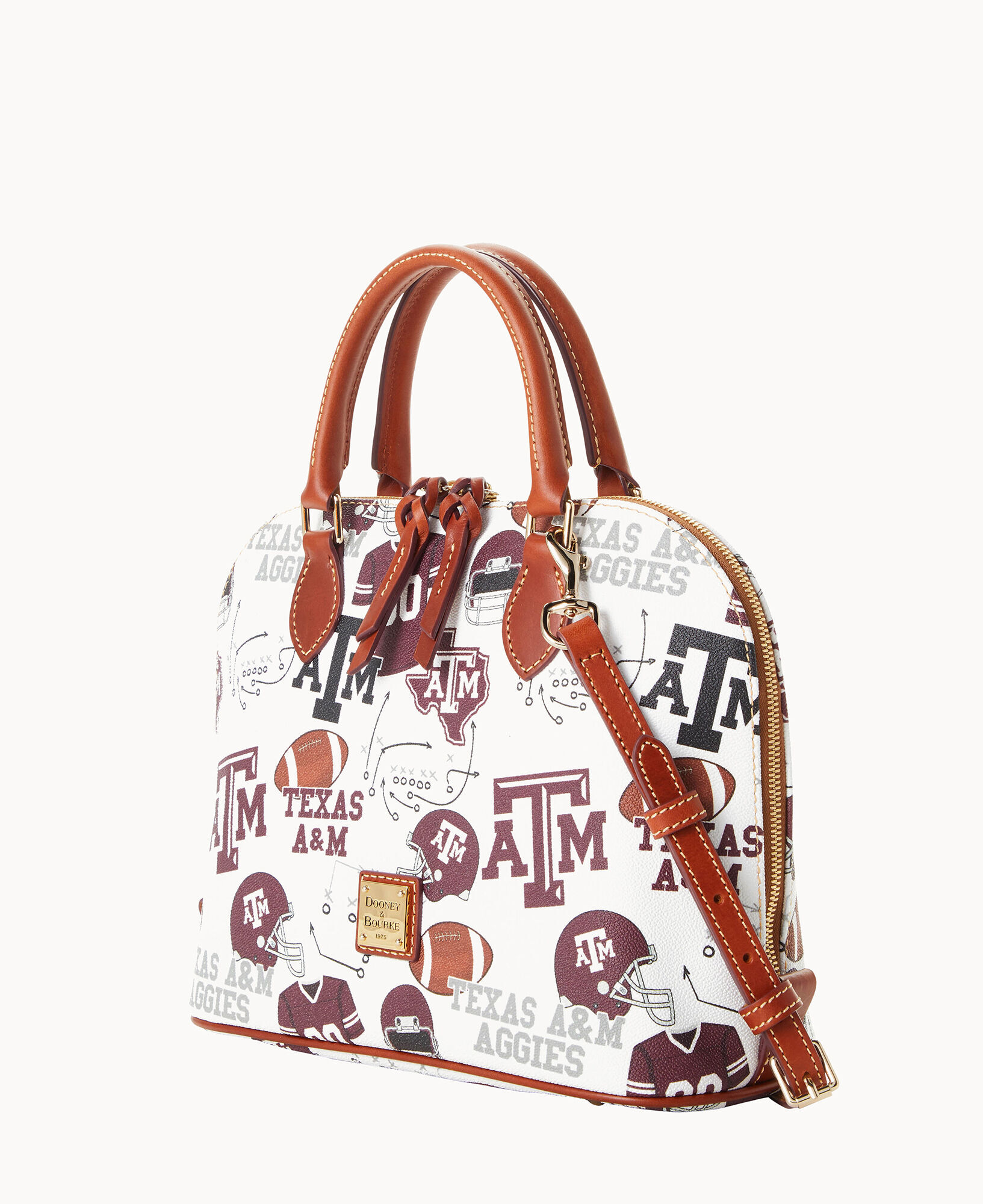 Dooney and bourke clearance white satchel