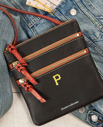 MLB Pirates N S Triple Zip Crossbody