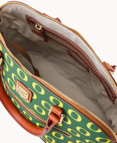 Collegiate Oregon Domed Zip Satchel