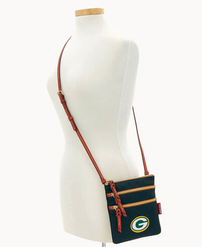 NFL Packers N S Triple Zip w ID holder