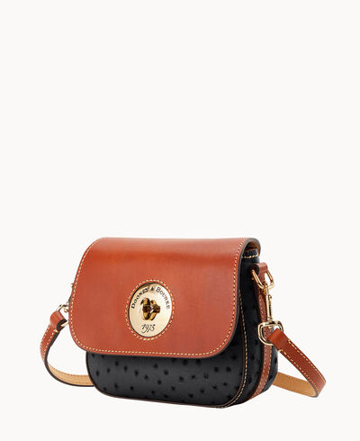Ostrich Turnlock Flap Saddle