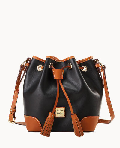 Saffiano Crossbody Drawstring