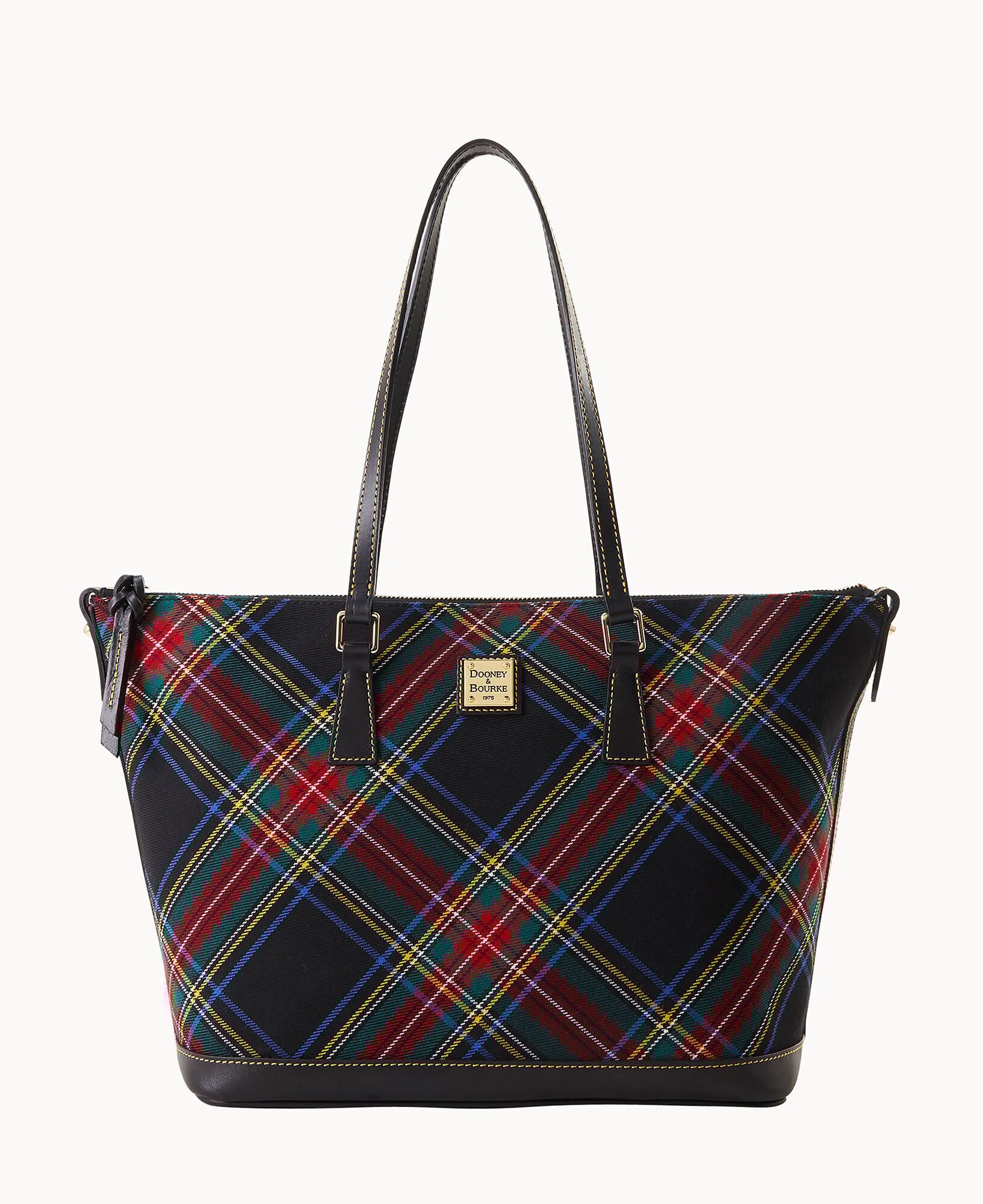 Dooney and best sale bourke plaid tote