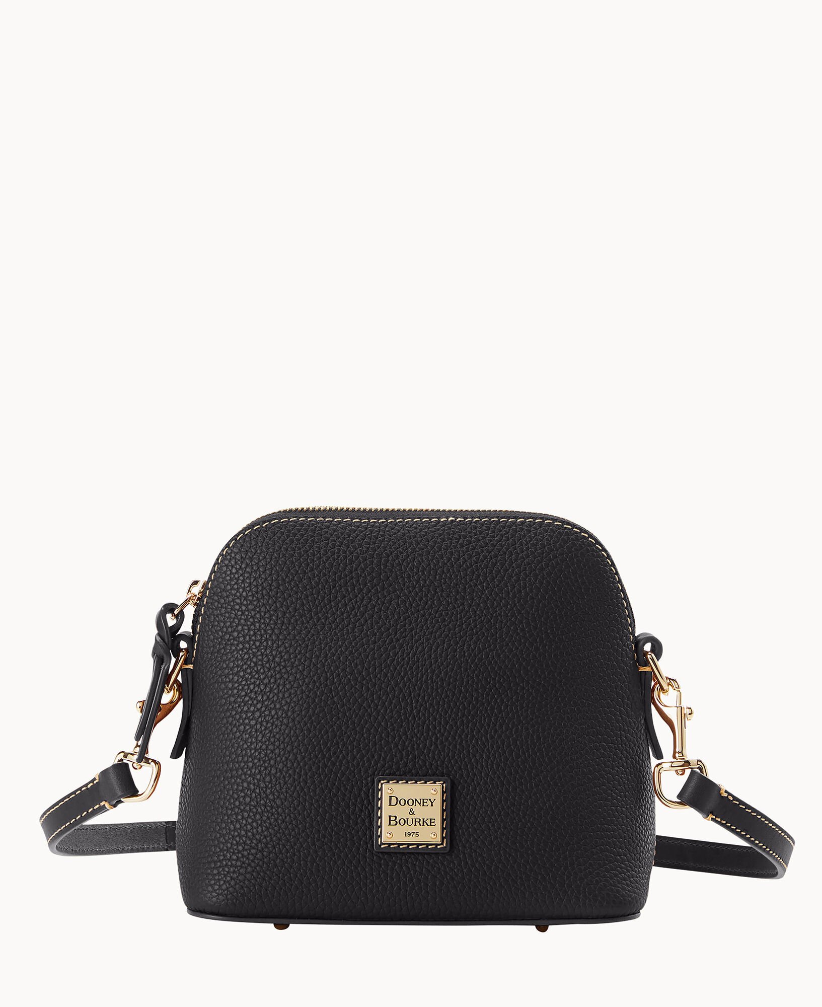 Dooney & bourke pebble leather cameron crossbody with logo strap 2025