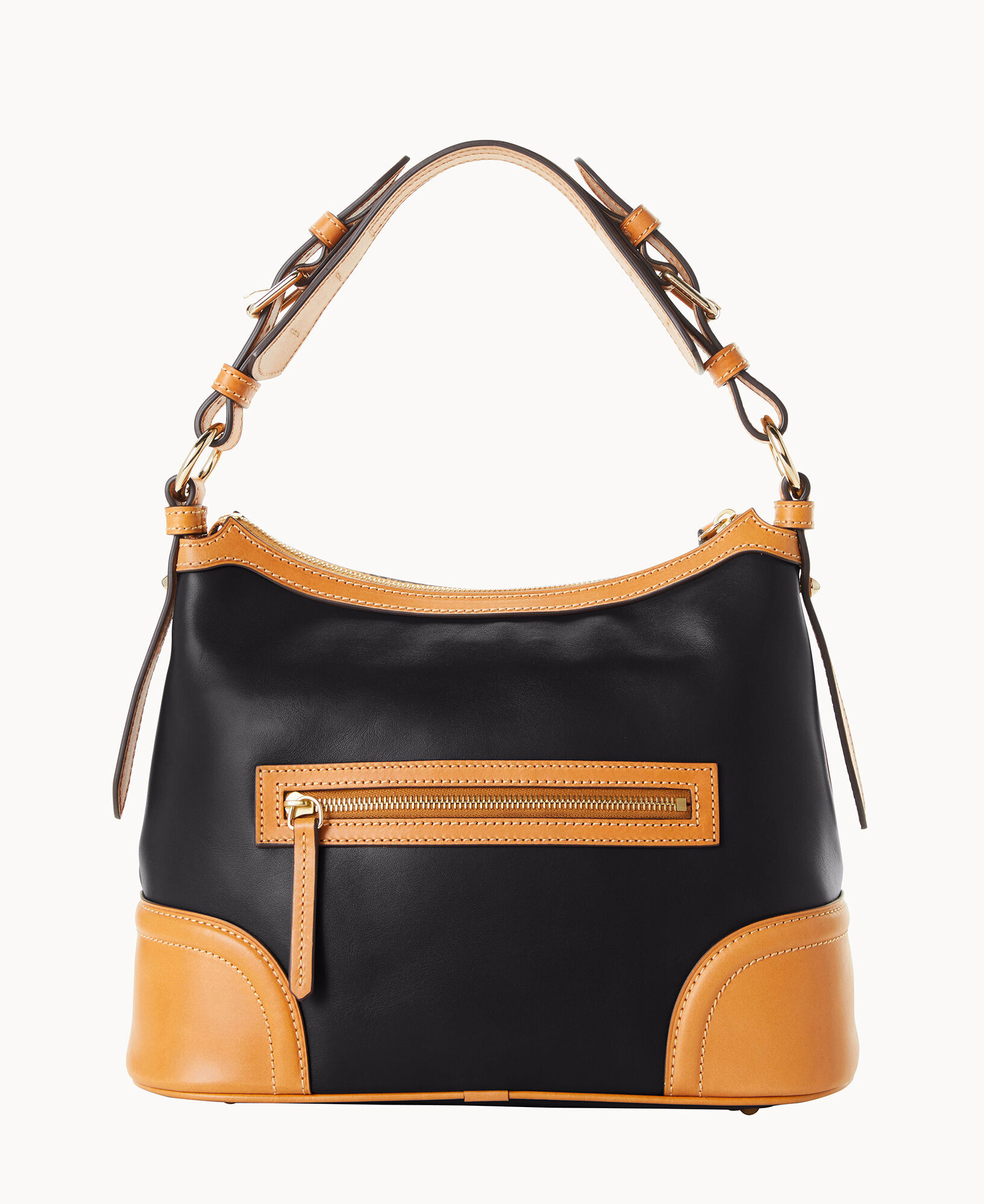 Dooney and bourke smooth leather hobo clearance