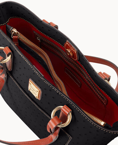 Ostrich Small Gretchen Tote