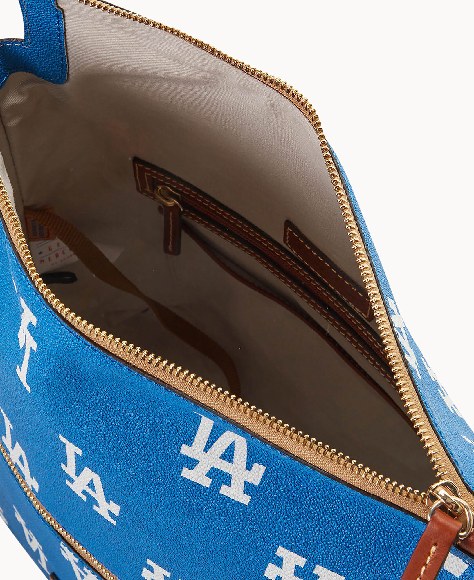 Los Angeles Dodgers Dooney & Bourke Signature Large Zip Tote Bag