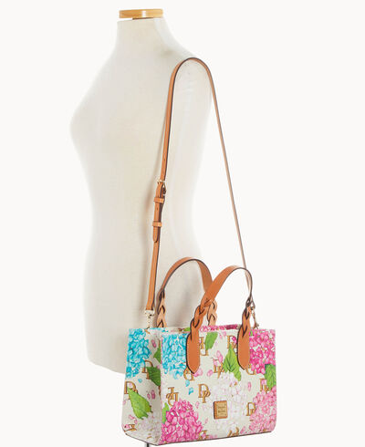 Hydrangea Monogram Gia Satchel