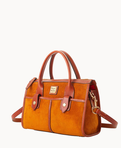 Suede Small Satchel