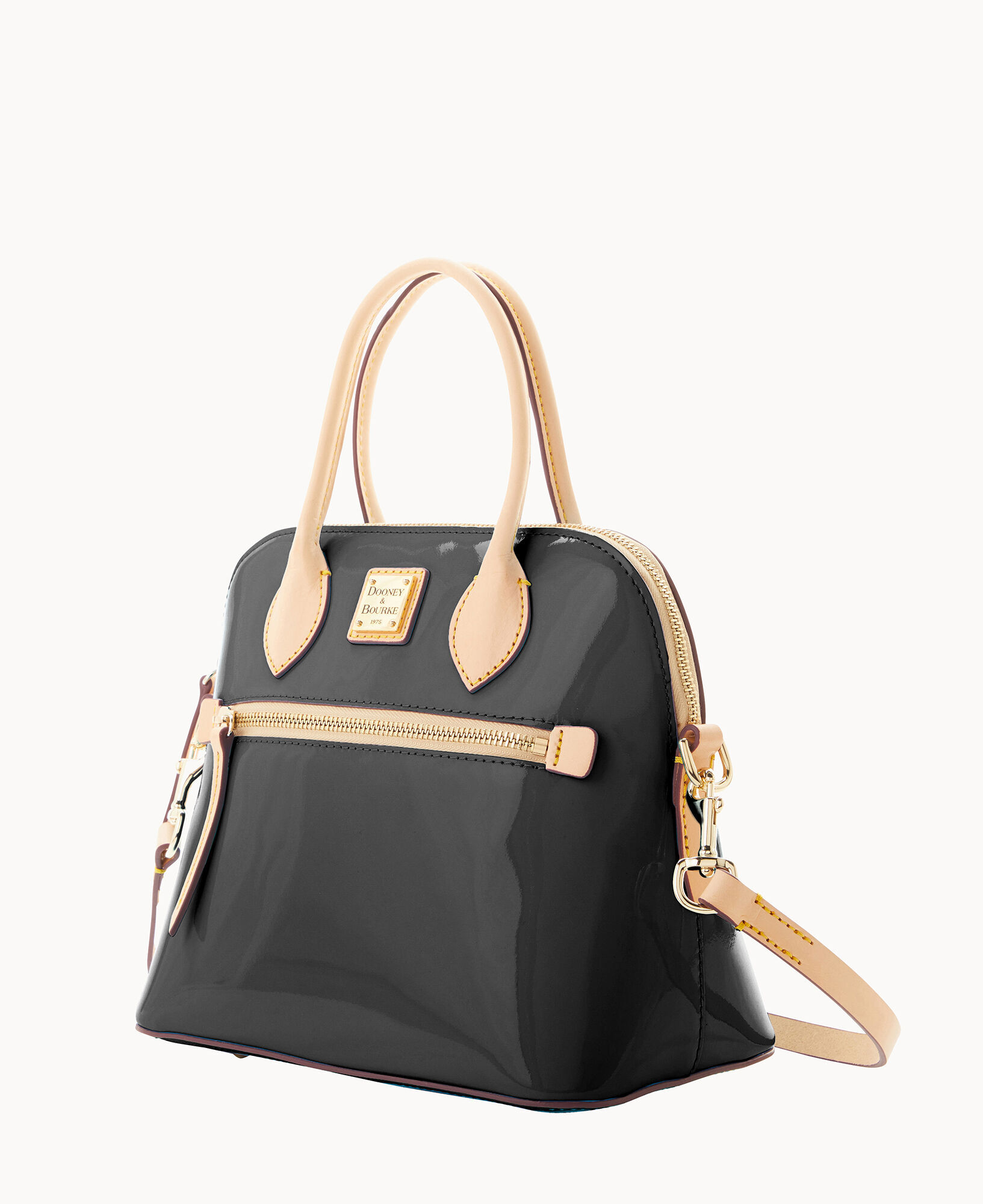 Dooney and bourke patent leather satchel shop