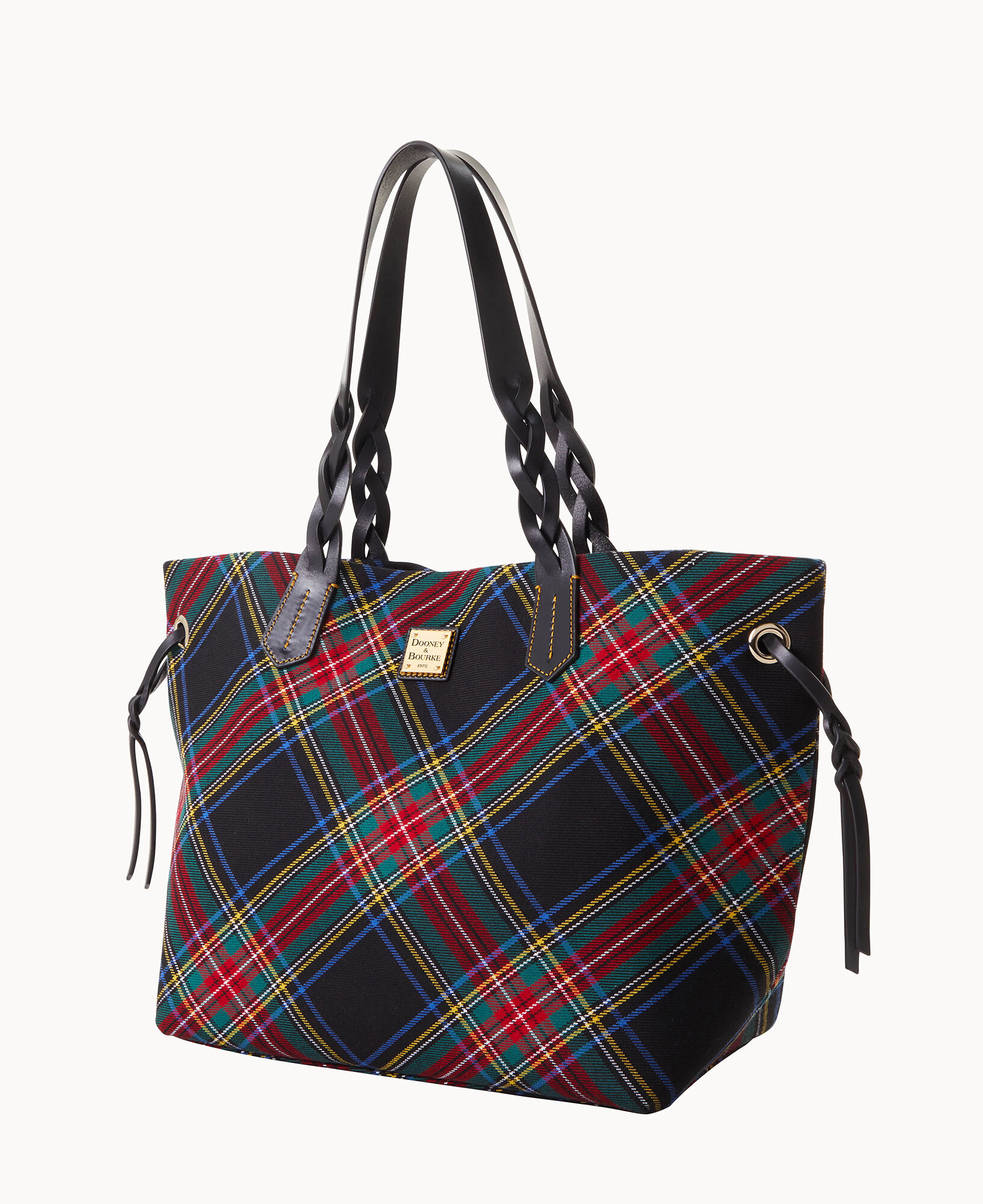 Plaid dooney discount and bourke tote