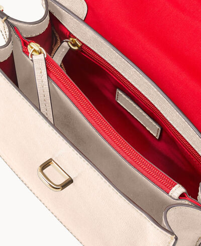 Saffiano Flap Crossbody
