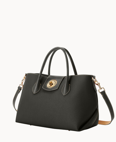 Pebble Turnlock Handle Tote 30