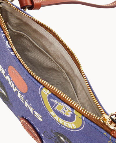 NFL Ravens Top Zip Crossbody