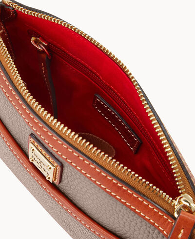 Pebble Grain Domed Crossbody