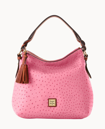 Ostrich Twist Strap Hobo