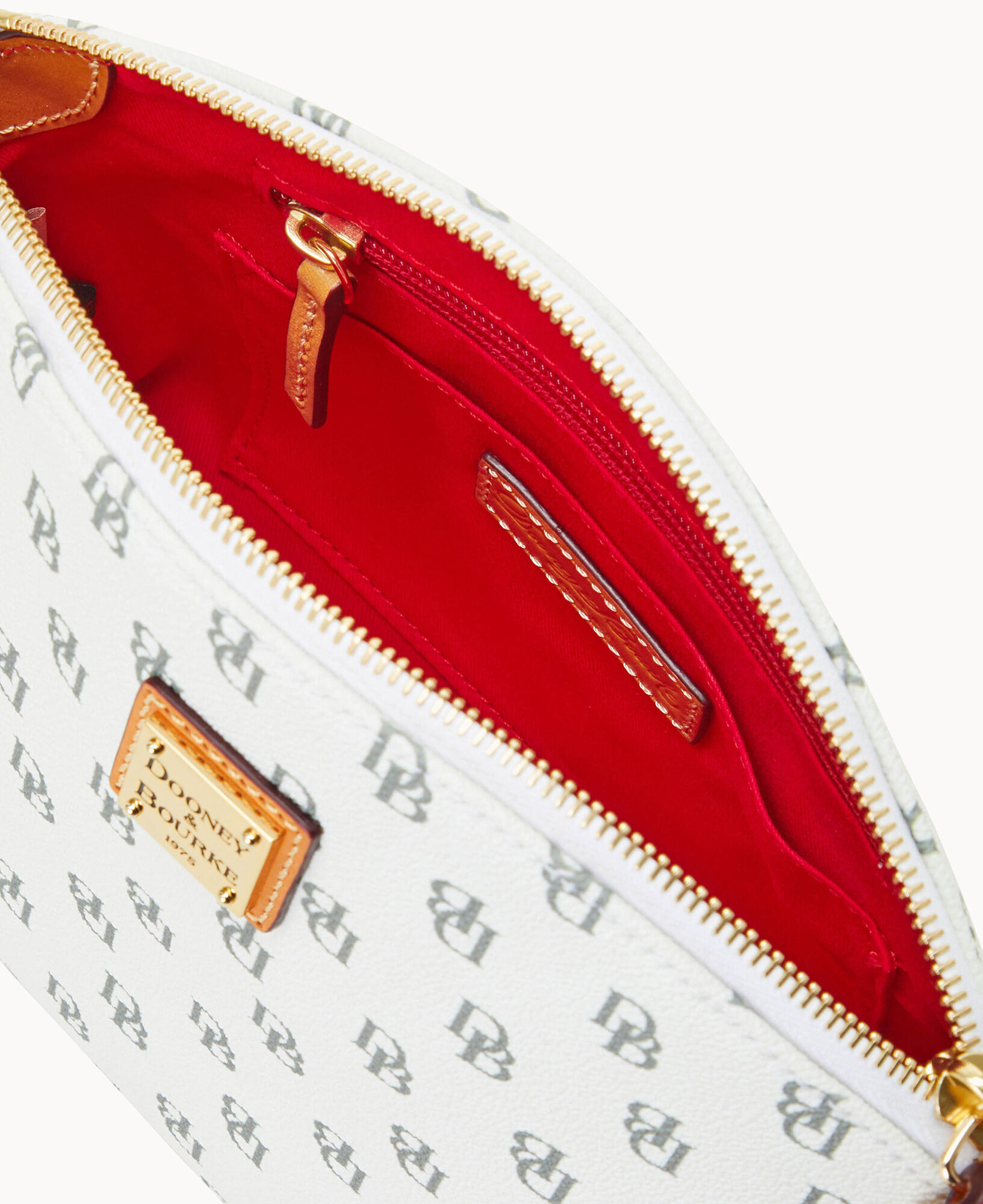 Dooney & Bourke Blakely Collection Penny Brown Signature Logo