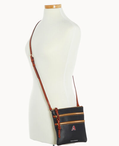 MLB Diamondbacks N S Triple Zip Crossbody