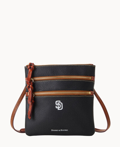 MLB Padres North South Triple Zip Crossbody