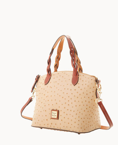 Ostrich Small Heidi Satchel