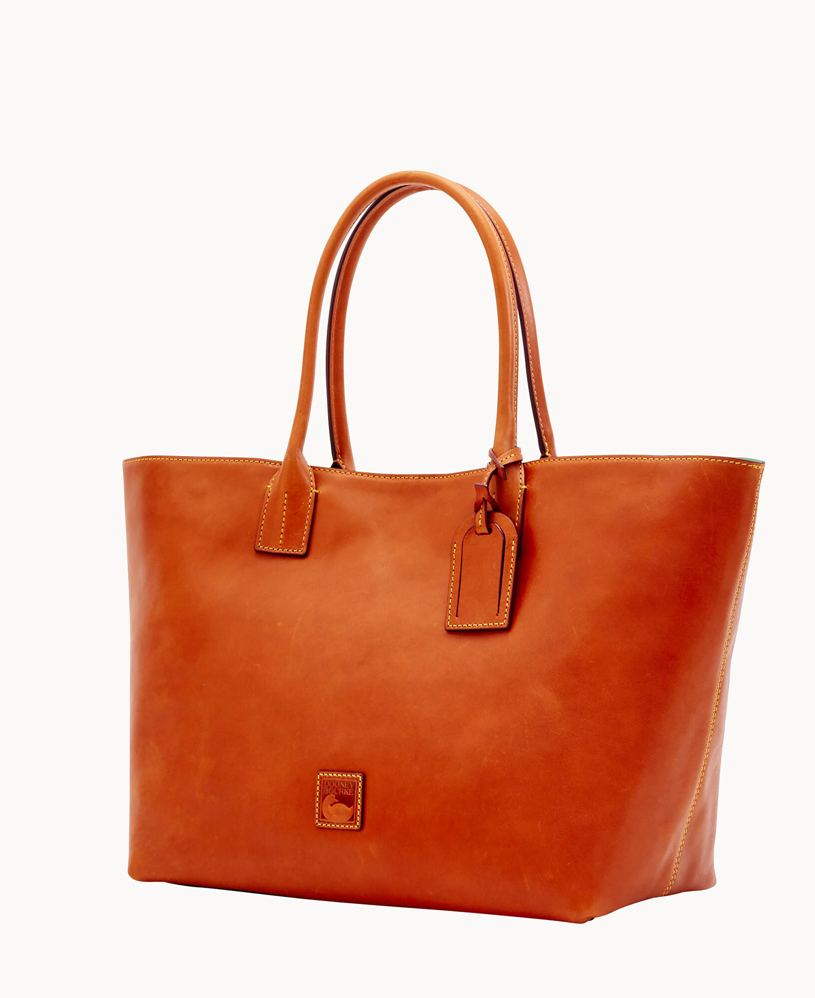 As Is Dooney & Bourke Florentine Leather Shopper Bag 