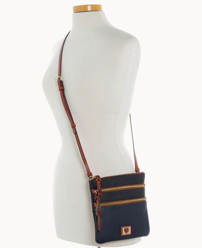 NFL Bears Triple Zip Crossbody