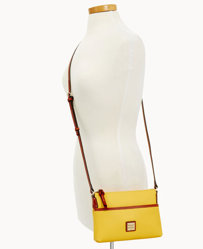 Pebble Grain Ginger Crossbody