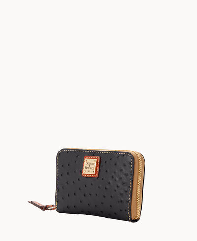 Ostrich Medium Zip Around Wallet