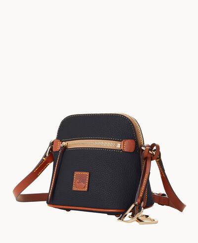 Pebble Grain Mini Domed Crossbody