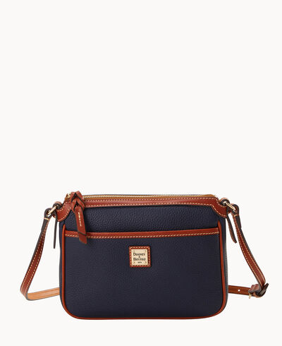 Pebble Grain East West Pocket Crossbody