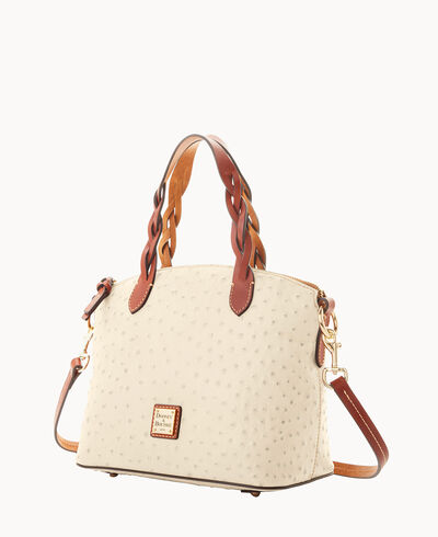 Ostrich Small Heidi Satchel