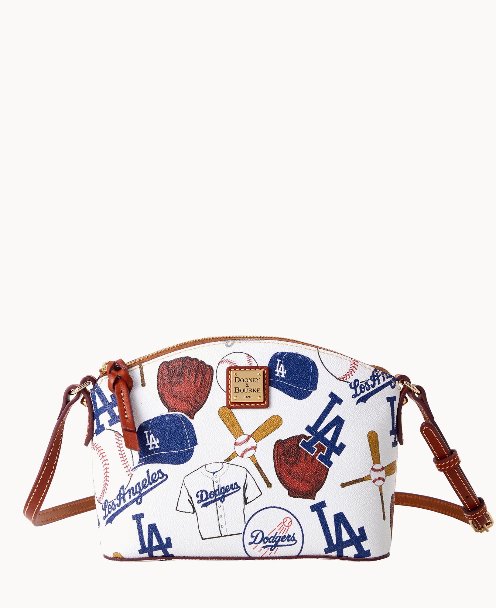 Dooney & Bourke Los Angeles Dodgers Nylon Crossbody Pouchette - Macy's