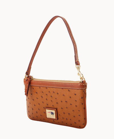 NFL Patriots Large Slim Wristlet