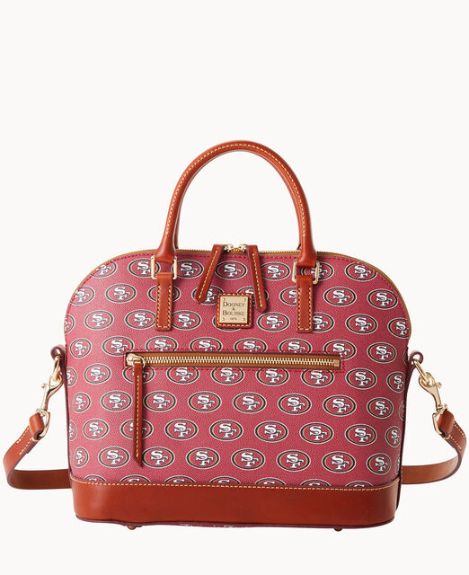 NFL 49Ers Domed Zip Satchel