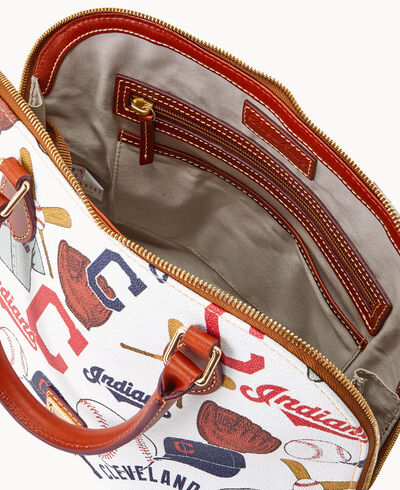 MLB Indians Zip Zip Satchel