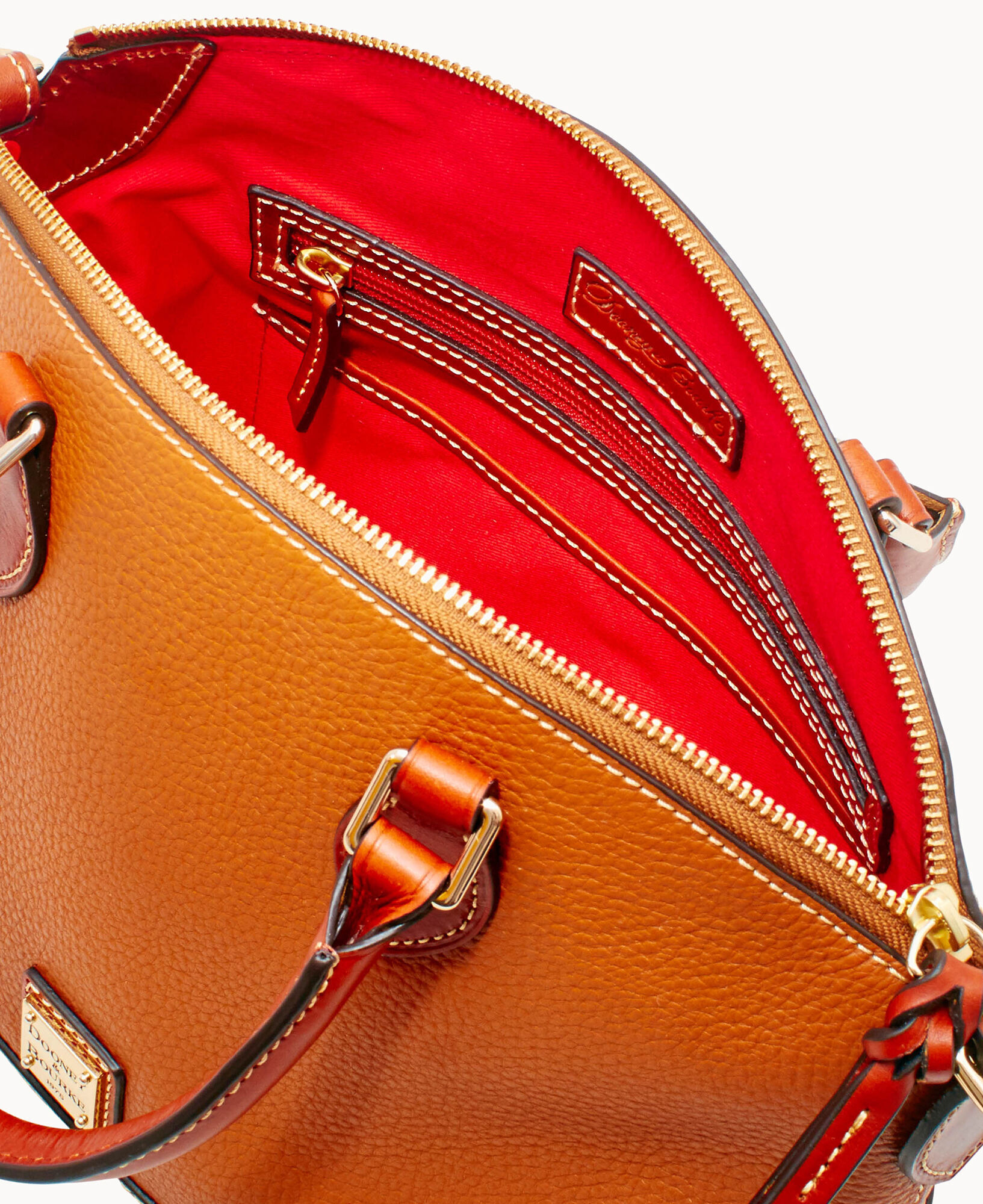 Pebble grain discount darcy satchel